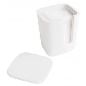 Коробочка для спонжиков 70*70*105мм каменная Solid surface