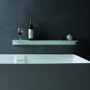Поличка 30 * 12 * 6,5 см кам'яна Solid surface