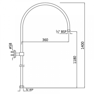 Кронштейн Shower Pipe