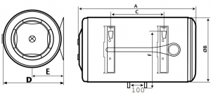 ATLANTIC OPRO HORIZONTAL HM 050 D400-1-M