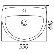 Раковина Accent 55