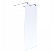 Стінка Walk-In 120 * 190см, гартоване прозоре скло 8мм