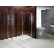 Стінка Walk-In 30 * 190см, гартоване прозоре скло 8мм