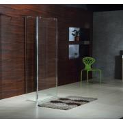 Стінка Walk-In 30 * 190см, гартоване прозоре скло 8мм