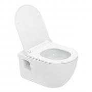 ALTEA унітаз 53 * 35,5 * 40см підвісний Rimless, в комплекті з сидінням Slim slow-closing
