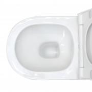 ALTEA унітаз 53 * 35,5 * 40см підвісний Rimless, в комплекті з сидінням Slim slow-closing