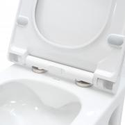 ALTEA унітаз 53 * 35,5 * 40см підвісний Rimless, в комплекті з сидінням Slim slow-closing