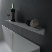 Поличка 30 * 12 * 6,5 см кам'яна Solid surface