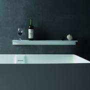 Поличка 30 * 12 * 6,5 см кам'яна Solid surface