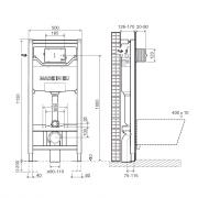 IMPRESE i5220, інсталяція для унітазу, система OLIpure (інсталяція, кріплення)