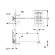 SMART CLICK система душова прихованого монтажу (ZMK101901202 + ZMK101901100 + ZMK101901101 (NO: 1-2) + ZMK101901101 (NO: 2-2)), хром