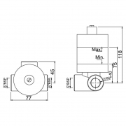 Вбудований механізм змішувача ALD-CHR-279