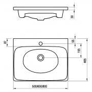 Раковина Balance 60
