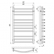 Полотенцесушитель Классик П11 50x90