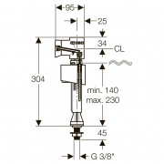 Клапан впускний Impulse Basic 340
