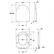 Інсталяція Duofix 3-in-1 458.126.00.1 + чаша унітазу Nova Pro Rimfree M33120000