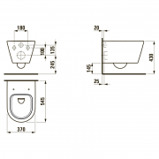 Чаша унітазу Kartell Rimless